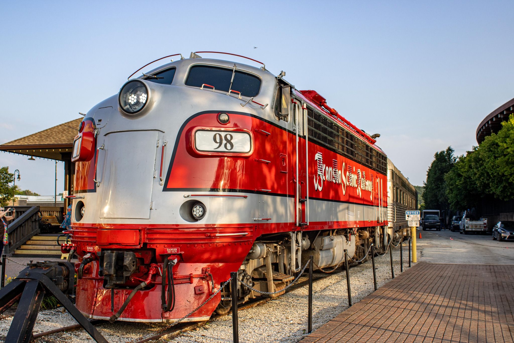 Branson Scenic Railway grand opening, crossing the white river route.